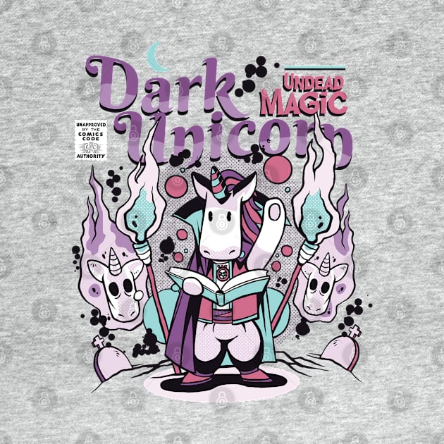 Dark Unicorn Comic by Safdesignx